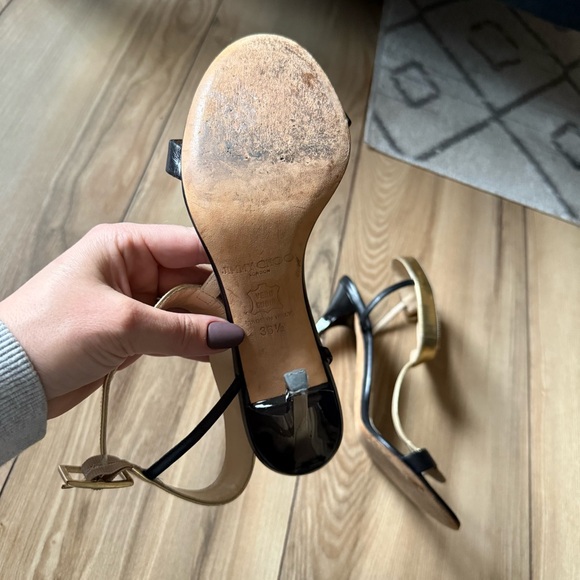 Jimmy Choo T-Strap Sandals - Picture 6 of 12